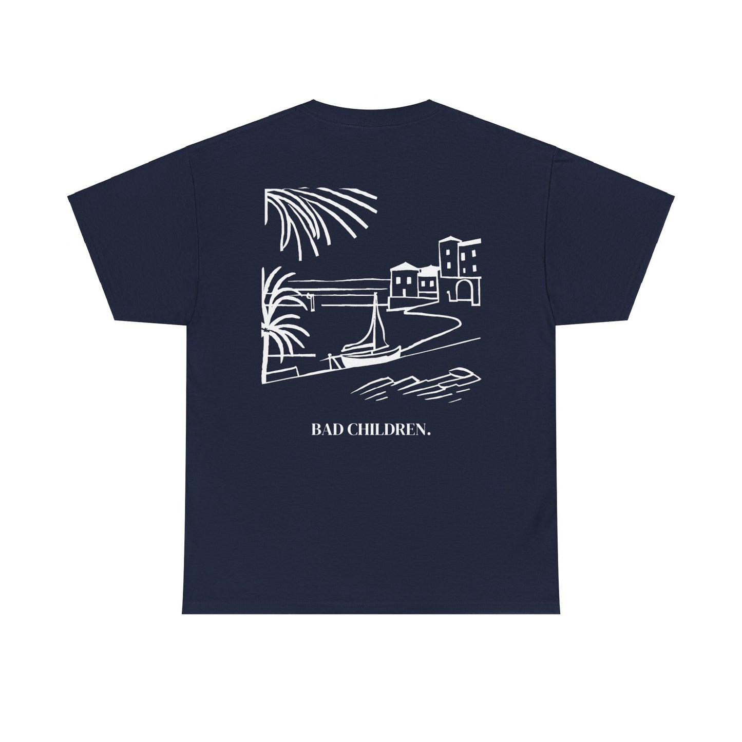 T-SHIRT LA PONCHE NAVY - BAD CHILDREN