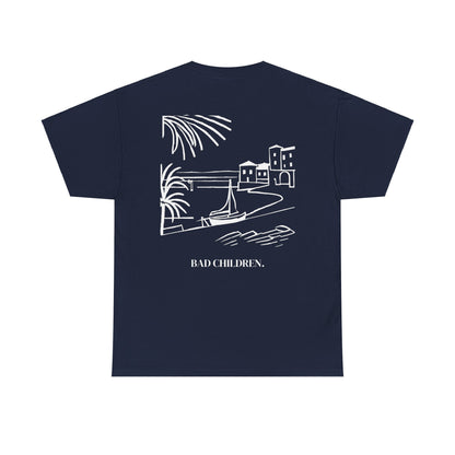 T-SHIRT LA PONCHE NAVY - BAD CHILDREN