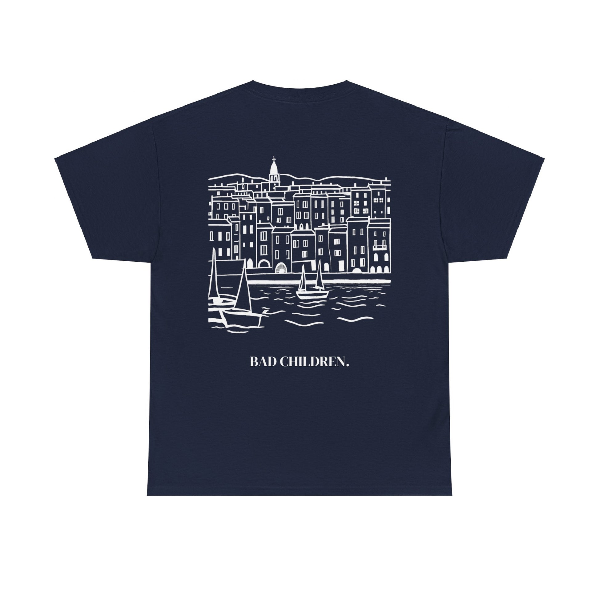 T SHIRT DU PORT NAVY - BAD CHILDREN