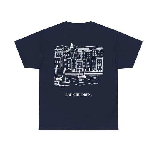T SHIRT DU PORT NAVY - BAD CHILDREN