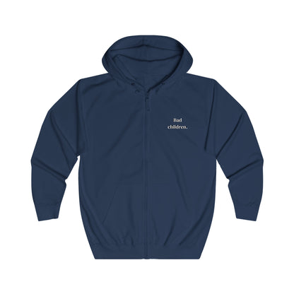 SWEAT Zip DU PORT NAVY - BAD CHILDREN