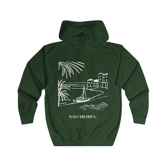 SWEAT ZIP LA PONCHE KAKI Printify