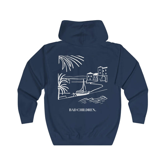 "Sweat à zip Saint-Tropez - Style décontracté et tendance pour vos moments de détente sur la côte"